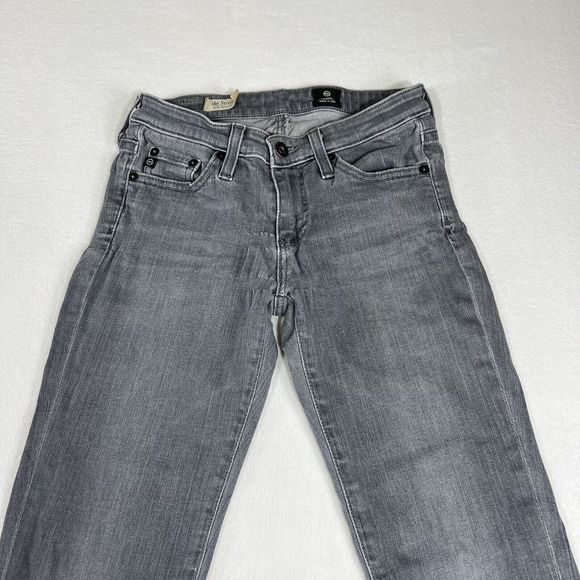 AG Adriano Goldschmied Jeans Womens 24R The Stevie Ankle Slim Straight Cropped - Picture 2 of 16
